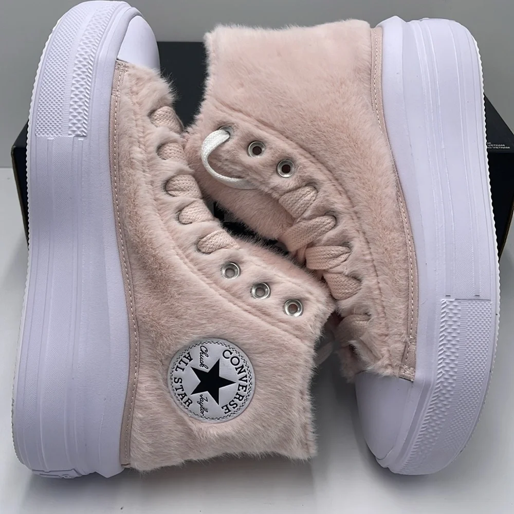 Converse WMNS Platform Sneakers High-Top A13383C TAS MOVE HI BLUSH HUSH/WHITE/BL